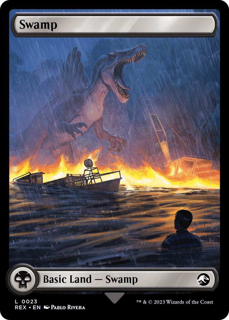 Swamp // Swamp [Jurassic World Collection] MTG Single Magic: The Gathering  | Multizone: Comics And Games