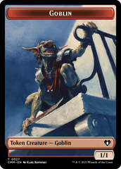 Saproling // Goblin Double-Sided Token [Commander Masters Tokens] MTG Single Magic: The Gathering  | Multizone: Comics And Games
