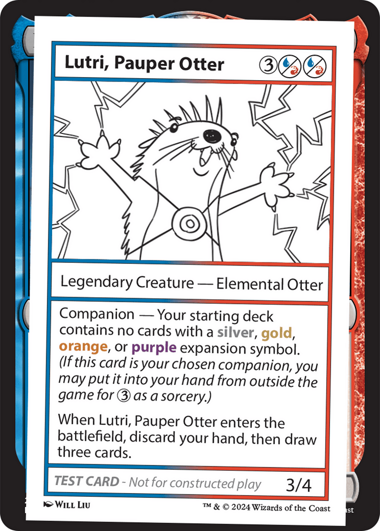 Lutri, Pauper Otter [Mystery Booster 2 Playtest Cards] MTG Single Magic: The Gathering  | Multizone: Comics And Games