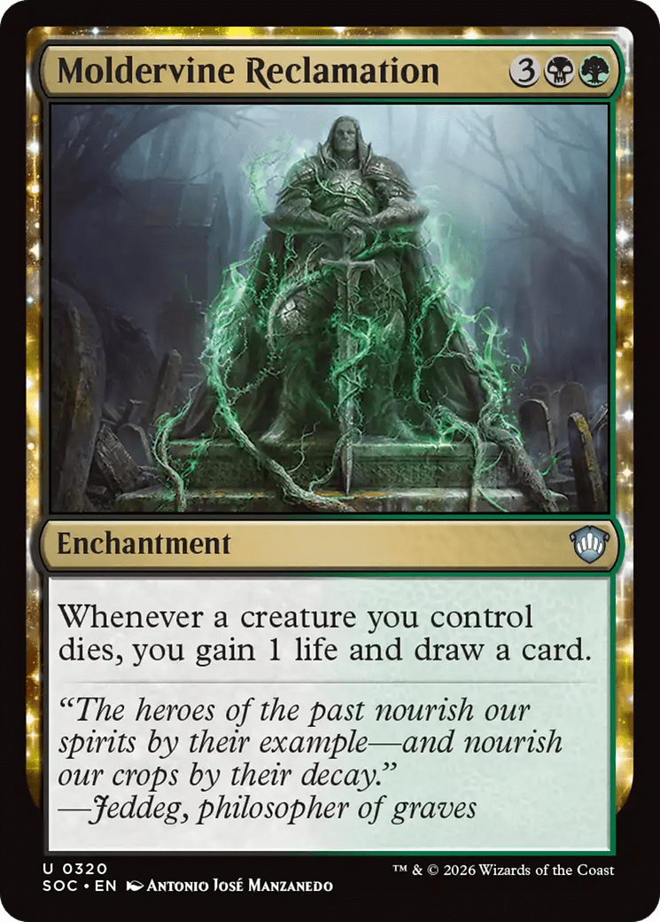 Moldervine Reclamation [Secrets of Strixhaven Commander] MTG Single Magic: The Gathering  | Multizone: Comics And Games