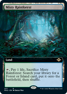 Misty Rainforest (Extended Art) [Modern Horizons 2] MTG Single Magic: The Gathering  | Multizone: Comics And Games