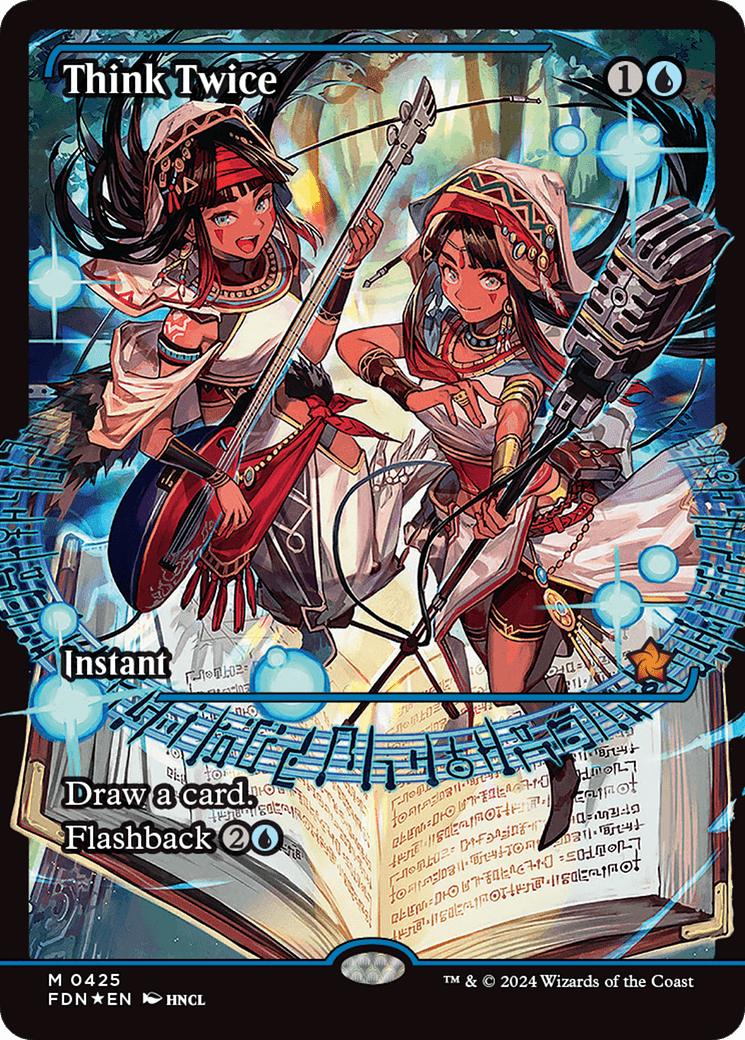 Think Twice (Showcase) [Foundations] MTG Single Magic: The Gathering  | Multizone: Comics And Games
