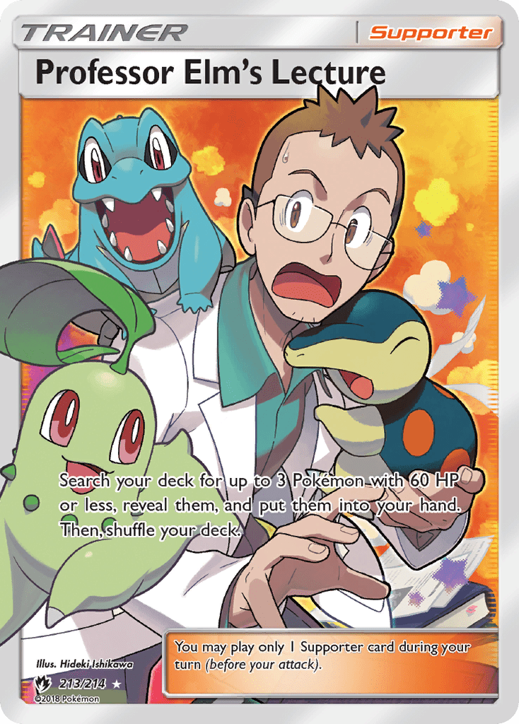 Professor Elm's Lecture (213/214) [Sun & Moon: Lost Thunder] Pokemon Single Pokémon  | Multizone: Comics And Games