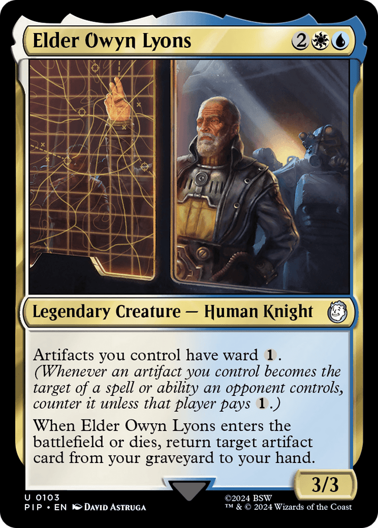 Elder Owyn Lyons [Fallout] MTG Single Magic: The Gathering  | Multizone: Comics And Games