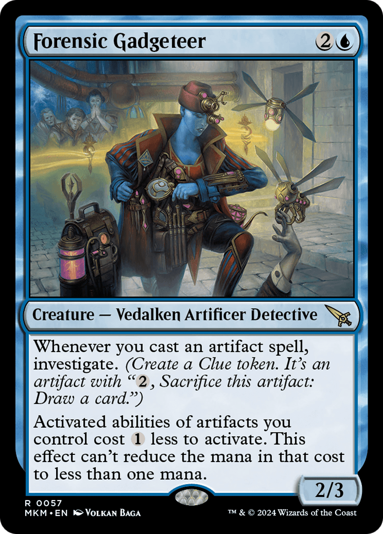 Forensic Gadgeteer [Murders at Karlov Manor] MTG Single Magic: The Gathering  | Multizone: Comics And Games