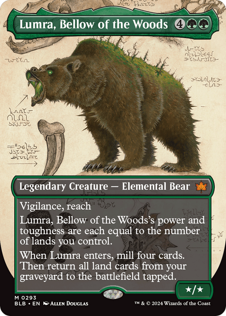 Lumra, Bellow of the Woods (Borderless) (0293) [Bloomburrow] MTG Single Magic: The Gathering  | Multizone: Comics And Games