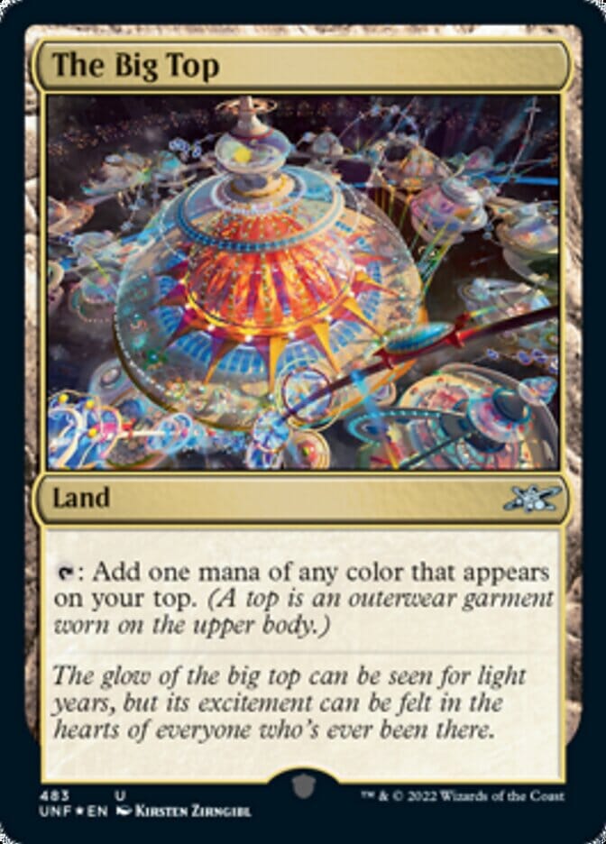 The Big Top (Galaxy Foil) [Unfinity] MTG Single Magic: The Gathering  | Multizone: Comics And Games