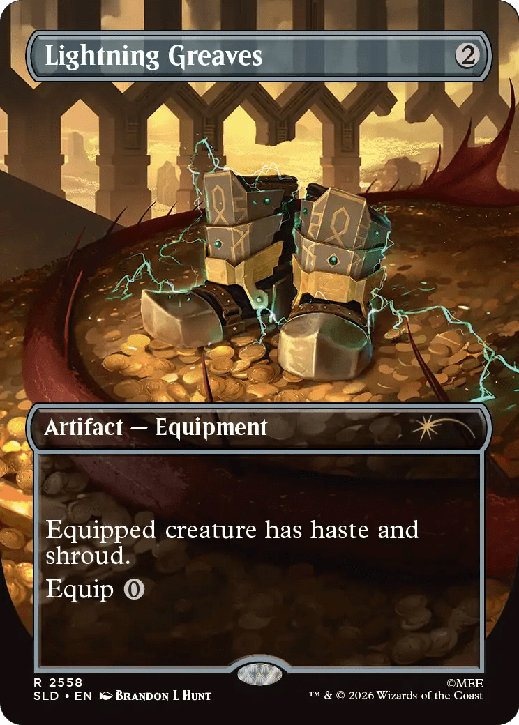 Lightning Greaves (2558) [Secret Lair Drop Series] MTG Single Magic: The Gathering  | Multizone: Comics And Games