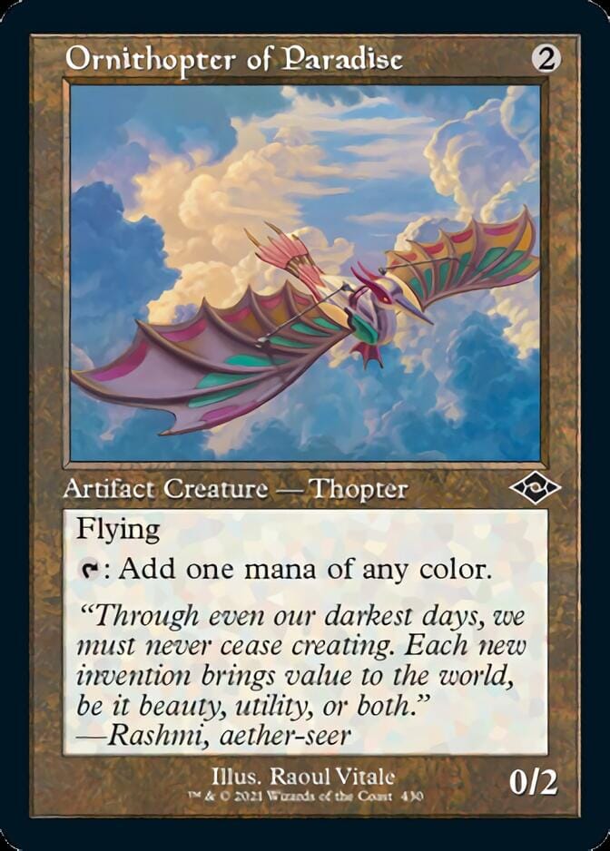 Ornithopter of Paradise (Retro Foil Etched) [Modern Horizons 2] MTG Single Magic: The Gathering  | Multizone: Comics And Games