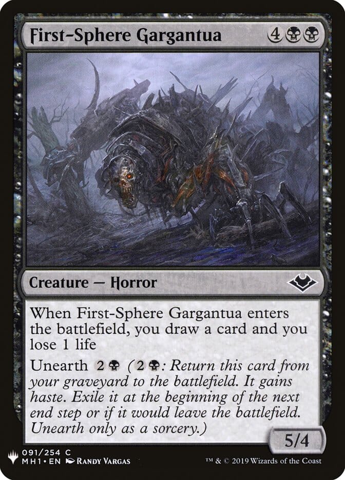 First-Sphere Gargantua [Mystery Booster] MTG Single Magic: The Gathering  | Multizone: Comics And Games