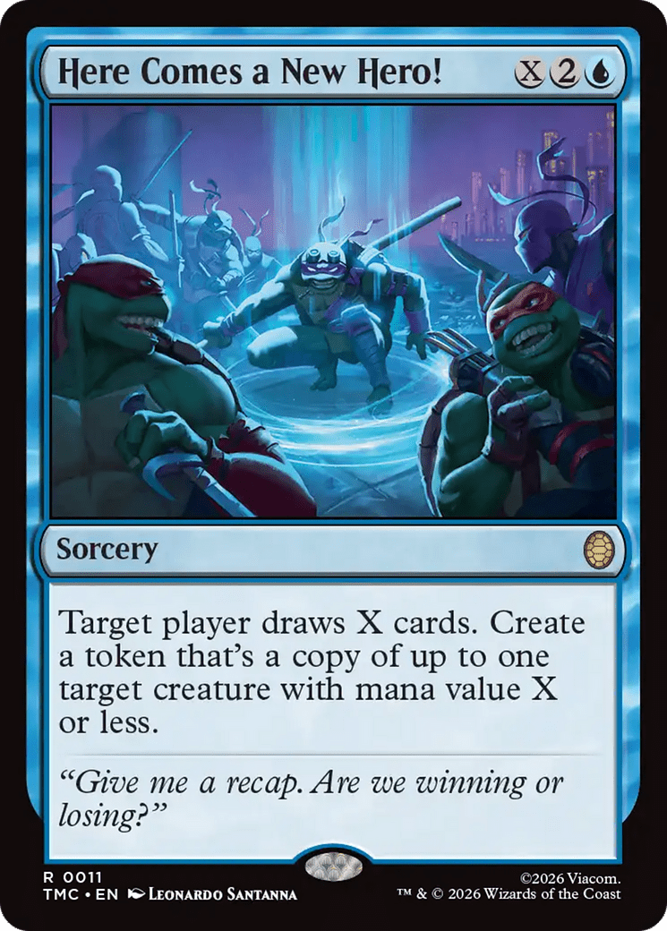 Here Comes a New Hero! [Teenage Mutant Ninja Turtles Commander] MTG Single Magic: The Gathering  | Multizone: Comics And Games