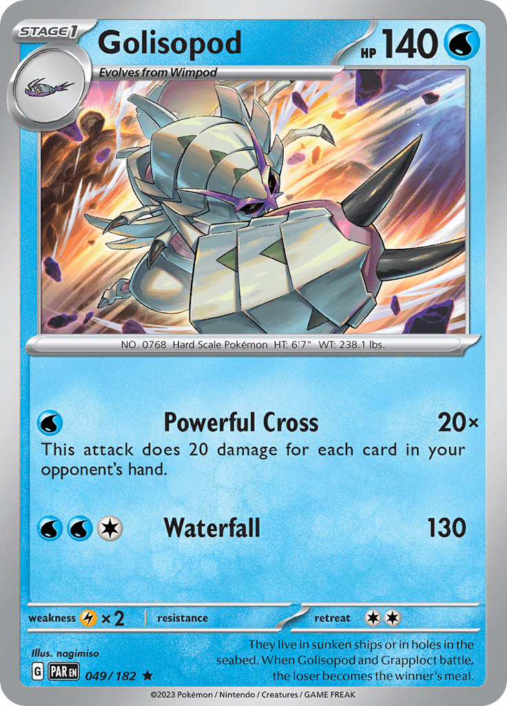 Golisopod (049/182) [Scarlet & Violet: Paradox Rift] Pokemon Single Pokémon  | Multizone: Comics And Games