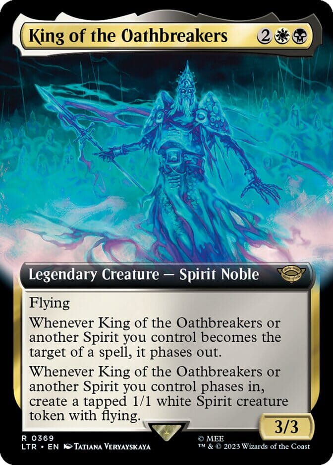 King of the Oathbreakers (Extended Art) [The Lord of the Rings: Tales of Middle-Earth] MTG Single Magic: The Gathering  | Multizone: Comics And Games