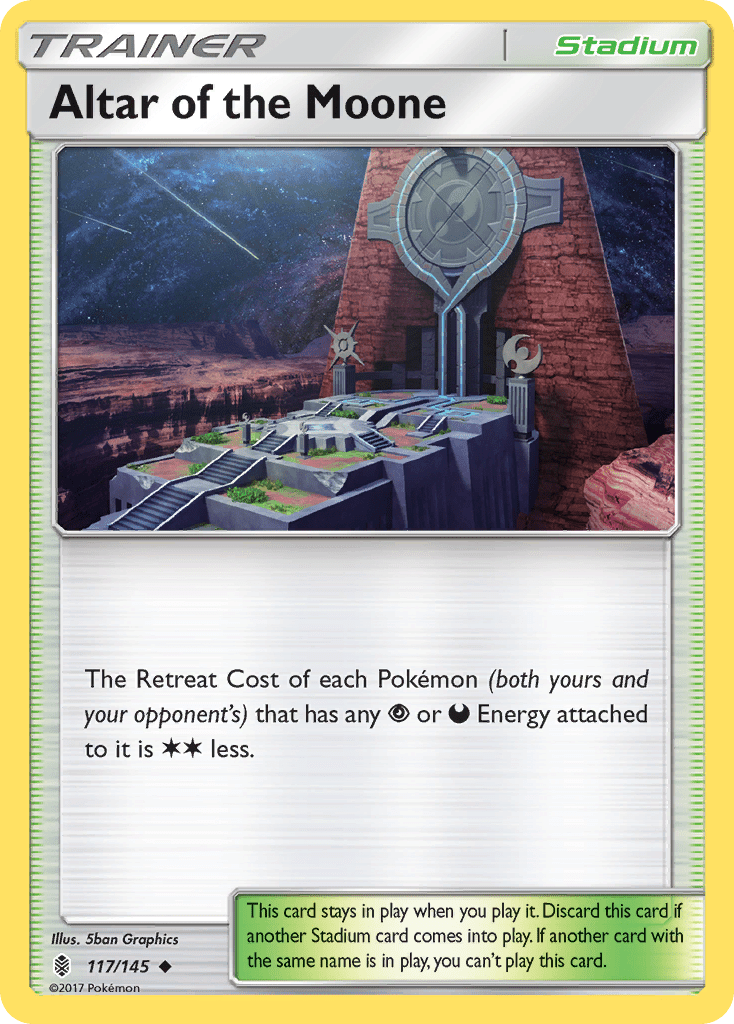 Altar of the Moone (117/145) [Sun & Moon: Guardians Rising] Pokemon Single Pokémon  | Multizone: Comics And Games