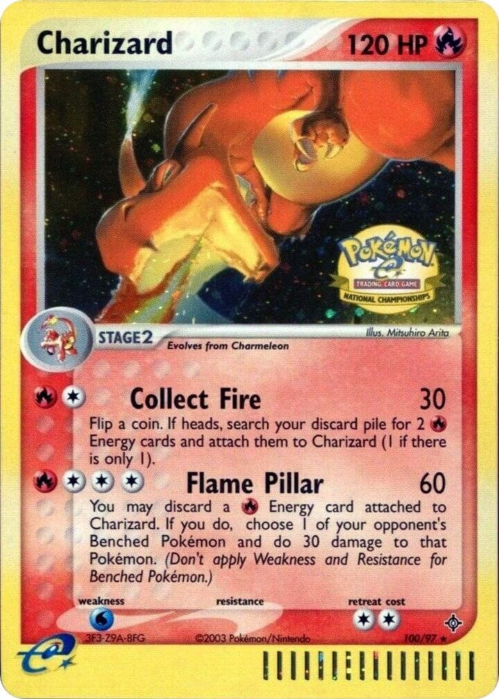 Charizard (100/097) (National Championships) [League & Championship Cards] Pokemon Single Pokémon  | Multizone: Comics And Games