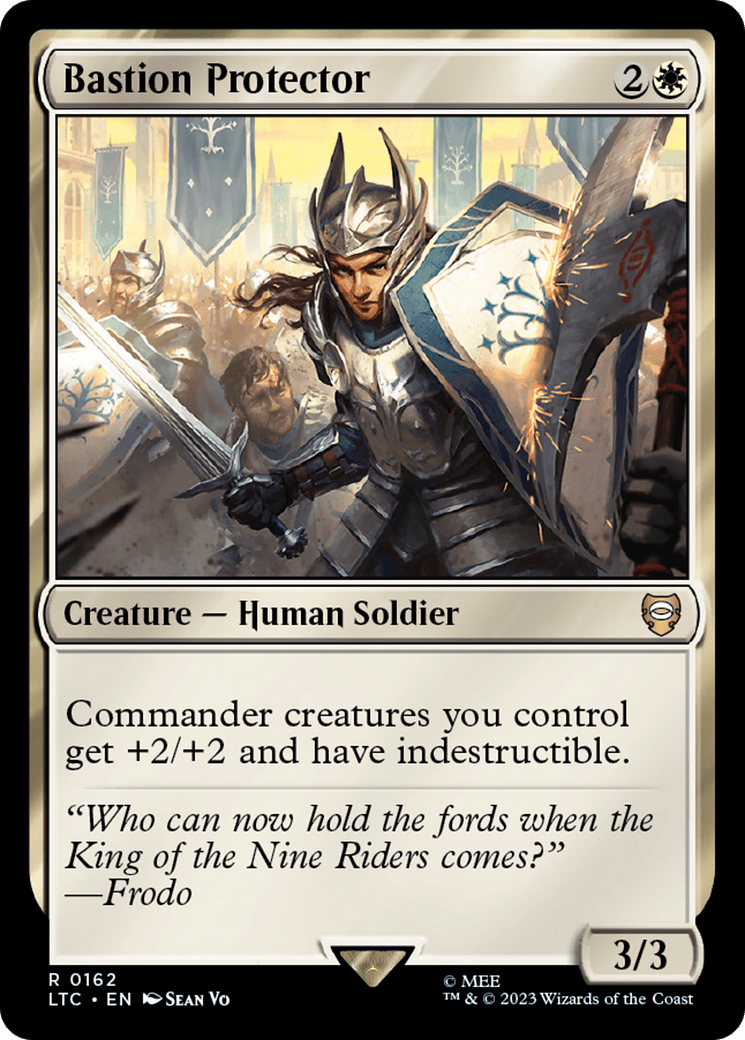 Bastion Protector [The Lord of the Rings: Tales of Middle-Earth Commander] MTG Single Magic: The Gathering  | Multizone: Comics And Games