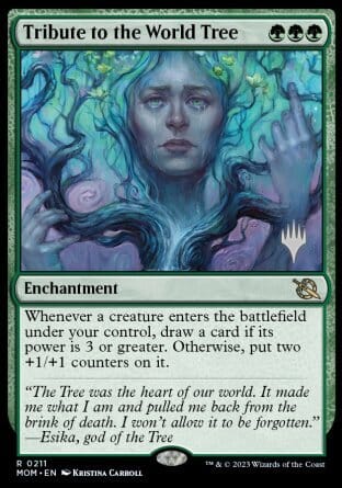 Tribute to the World Tree (Promo Pack) [March of the Machine Promos] MTG Single Magic: The Gathering  | Multizone: Comics And Games