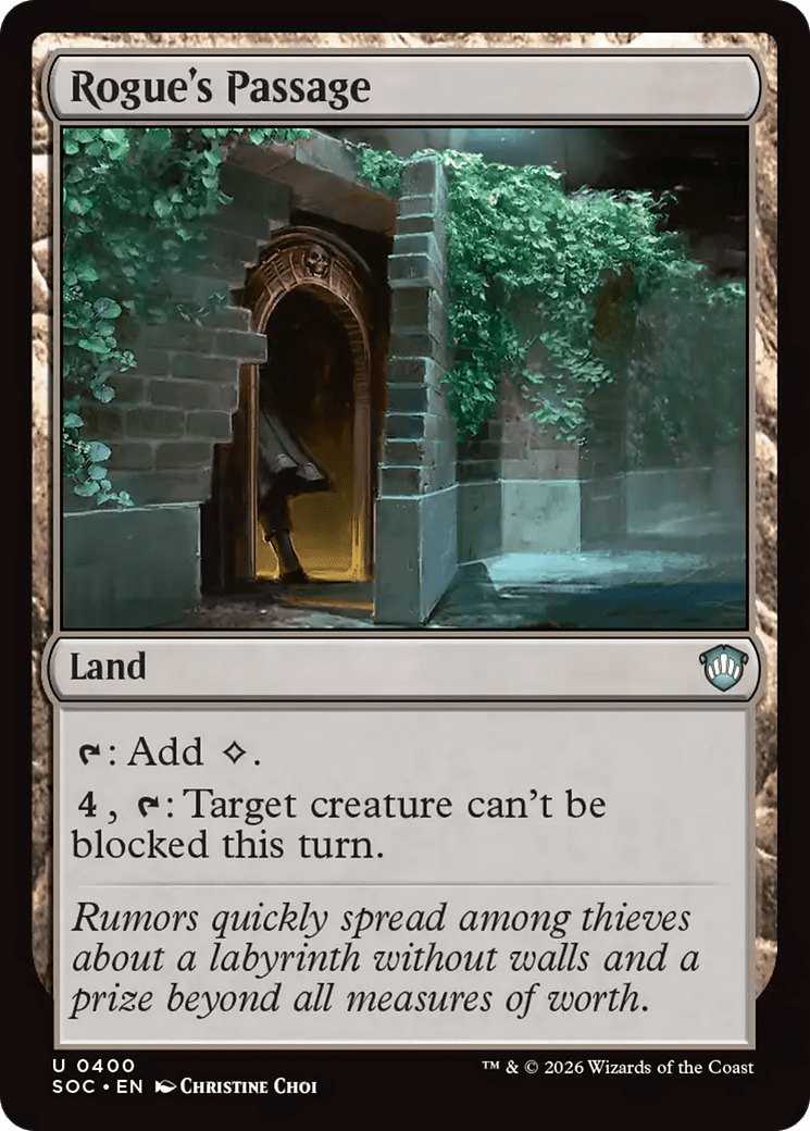 Rogue's Passage [Secrets of Strixhaven Commander] MTG Single Magic: The Gathering  | Multizone: Comics And Games
