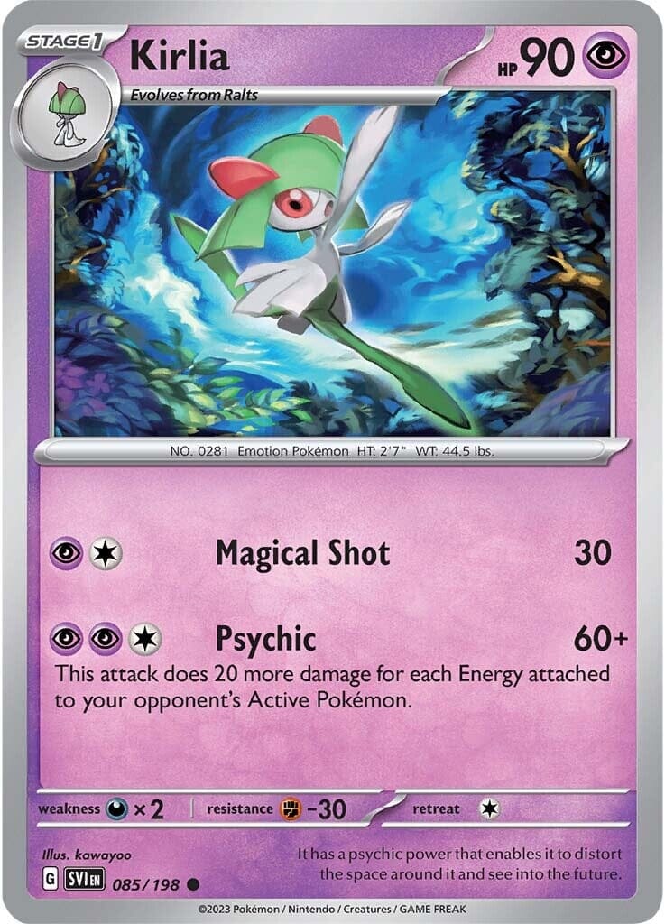 Kirlia (085/198) [Scarlet & Violet: Base Set] Pokemon Single Pokémon  | Multizone: Comics And Games