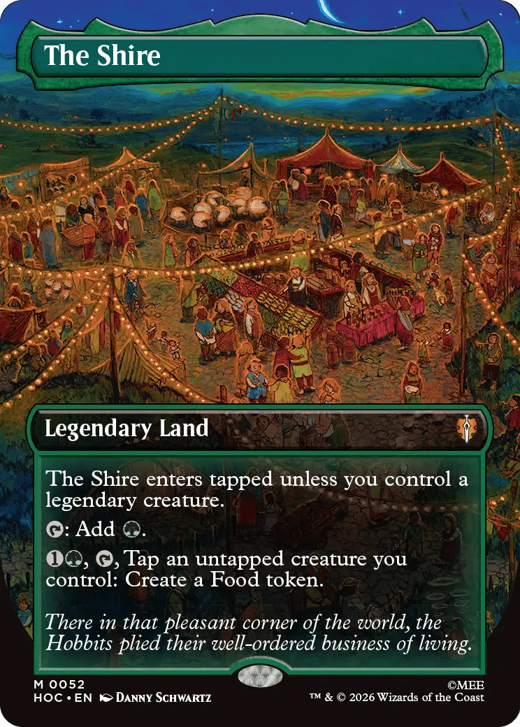 The Shire (Borderless) [The Hobbit: Eternal-Legal] MTG Single Magic: The Gathering  | Multizone: Comics And Games