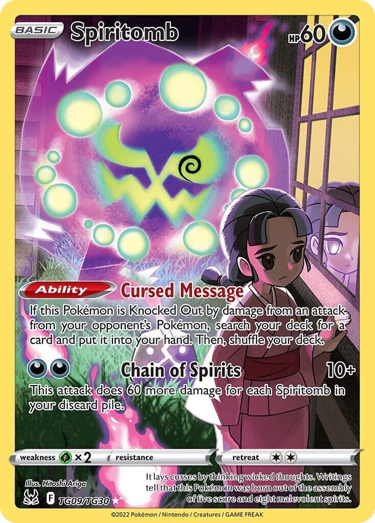 Spiritomb (TG09/TG30) [Sword & Shield: Lost Origin] Pokemon Single Pokémon  | Multizone: Comics And Games