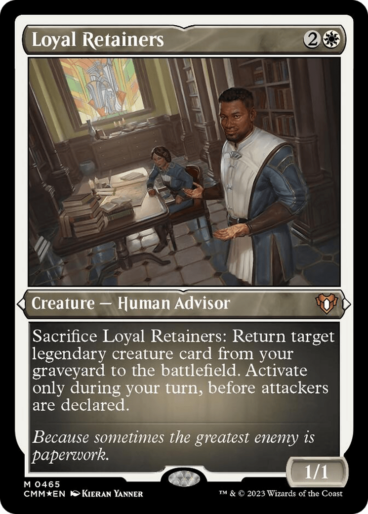 Loyal Retainers (Foil Etched) [Commander Masters] MTG Single Magic: The Gathering  | Multizone: Comics And Games