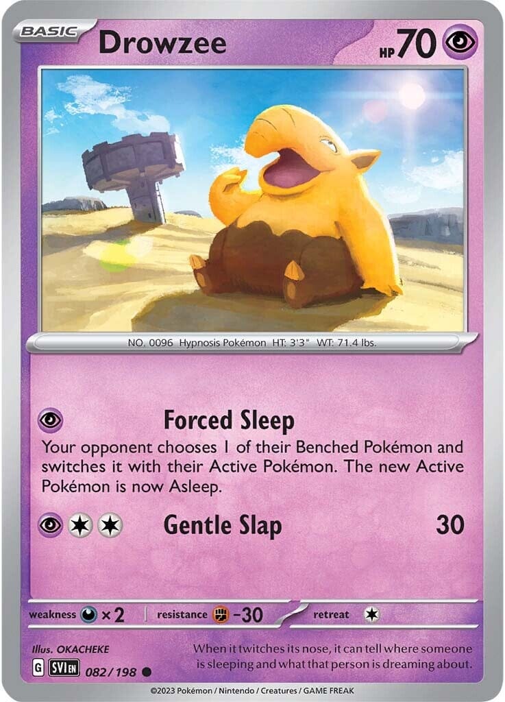 Drowzee (082/198) [Scarlet & Violet: Base Set] Pokemon Single Pokémon  | Multizone: Comics And Games
