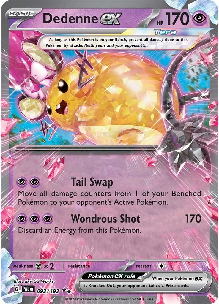 Dedenne ex (093/193) [Scarlet & Violet: Paldea Evolved] Pokemon Single Pokémon  | Multizone: Comics And Games