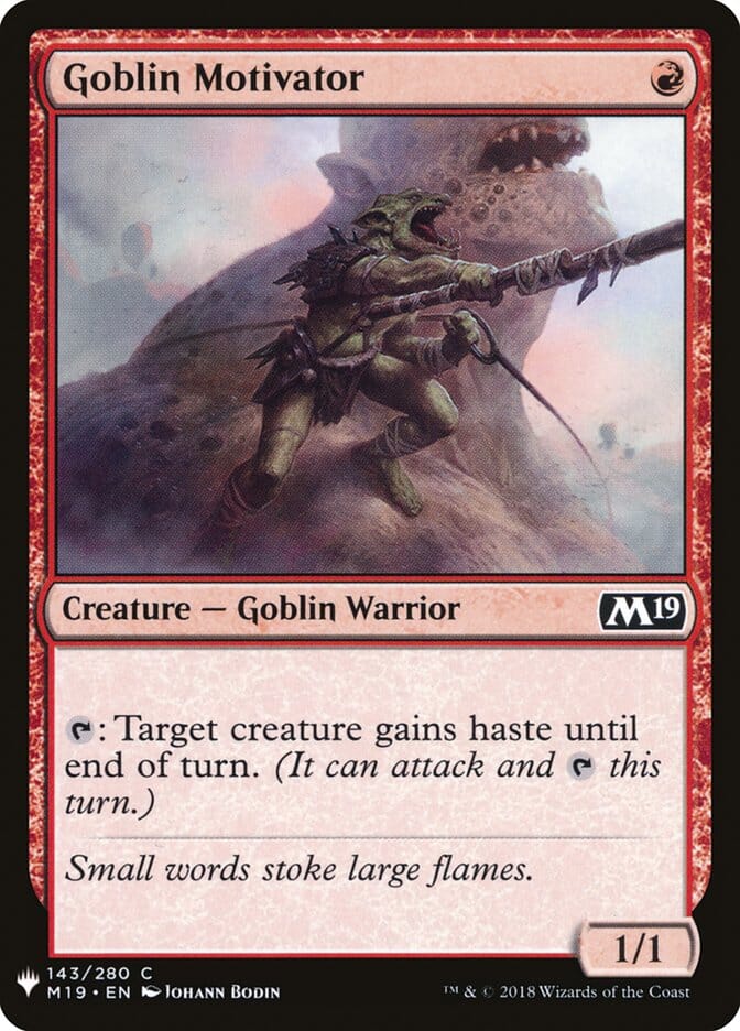 Goblin Motivator [Mystery Booster] MTG Single Magic: The Gathering  | Multizone: Comics And Games