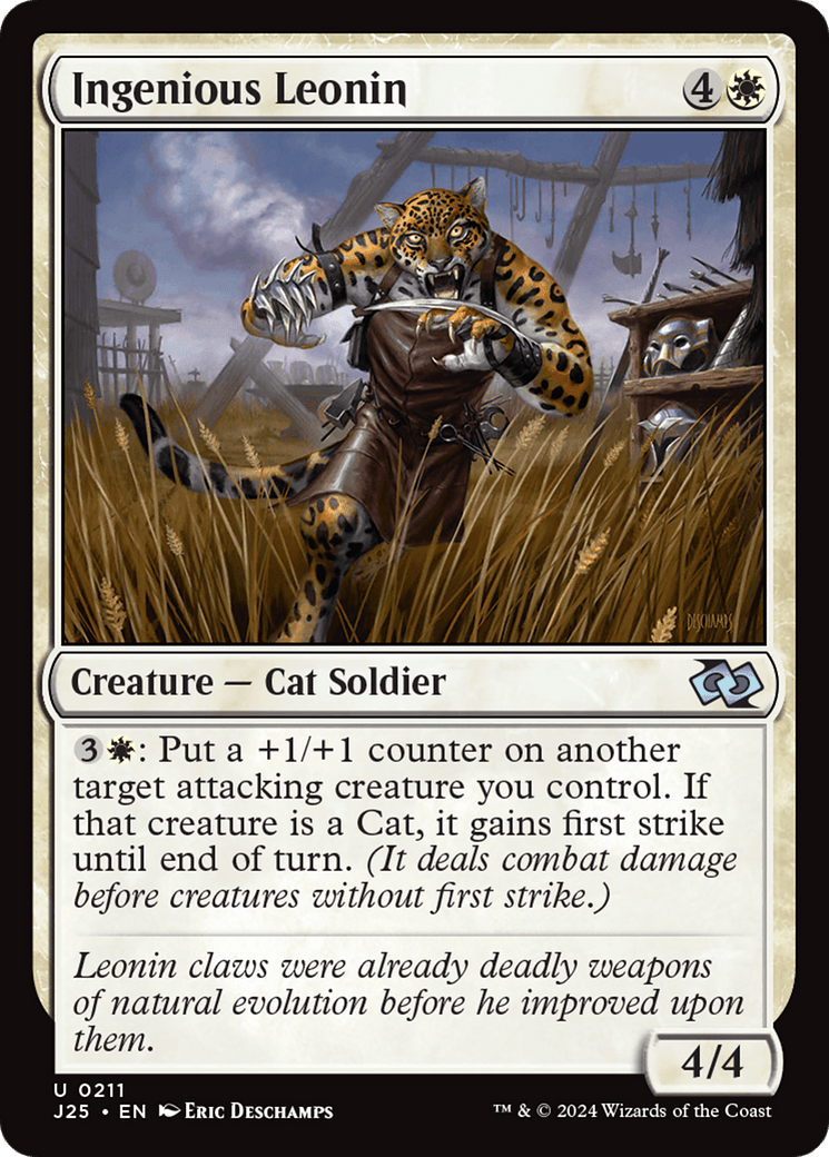Ingenious Leonin [Foundations Jumpstart] MTG Single Magic: The Gathering  | Multizone: Comics And Games