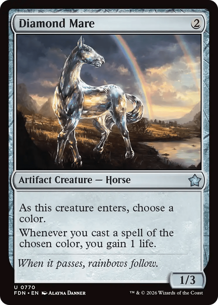 Diamond Mare (0770) [Foundations] MTG Single Magic: The Gathering  | Multizone: Comics And Games