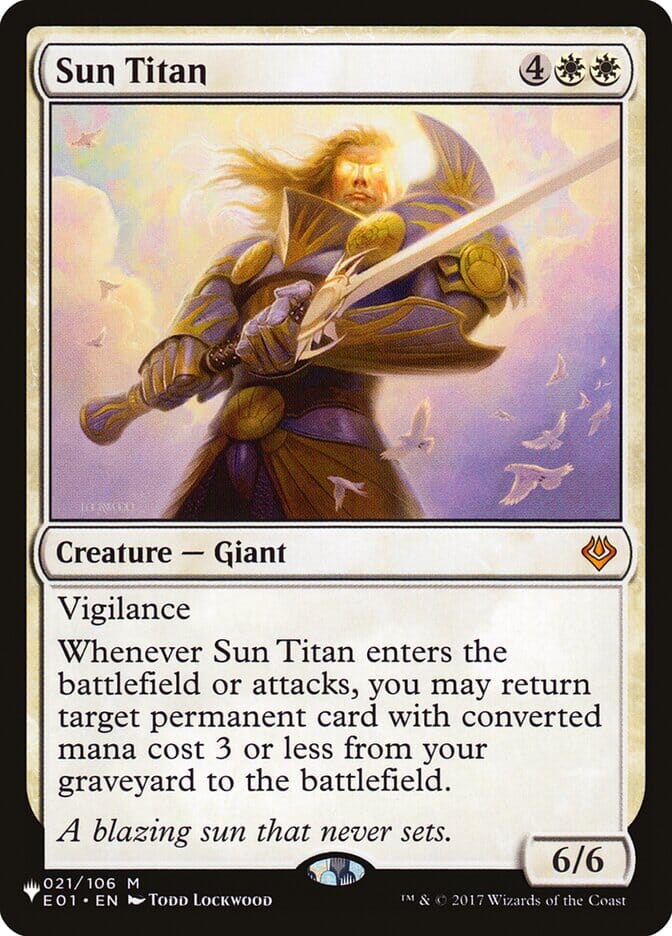 Sun Titan [The List] MTG Single Magic: The Gathering  | Multizone: Comics And Games