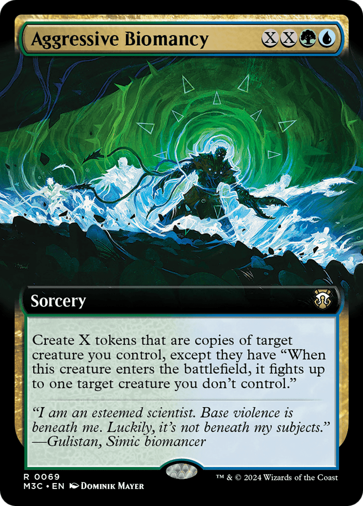 Aggressive Biomancy (Extended Art) [Modern Horizons 3 Commander] MTG Single Magic: The Gathering  | Multizone: Comics And Games