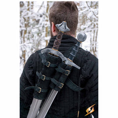Double Back Hanger Suede Black Larp gear Calimacil  | Multizone: Comics And Games