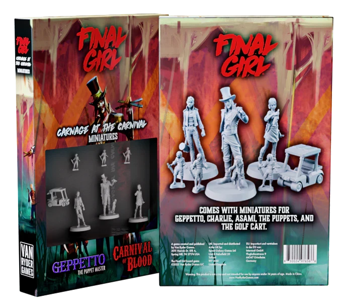 Final Girl Miniatures (Wave 2) Board Game Van Ryder Games Carnage at the Carnival  | Multizone: Comics And Games