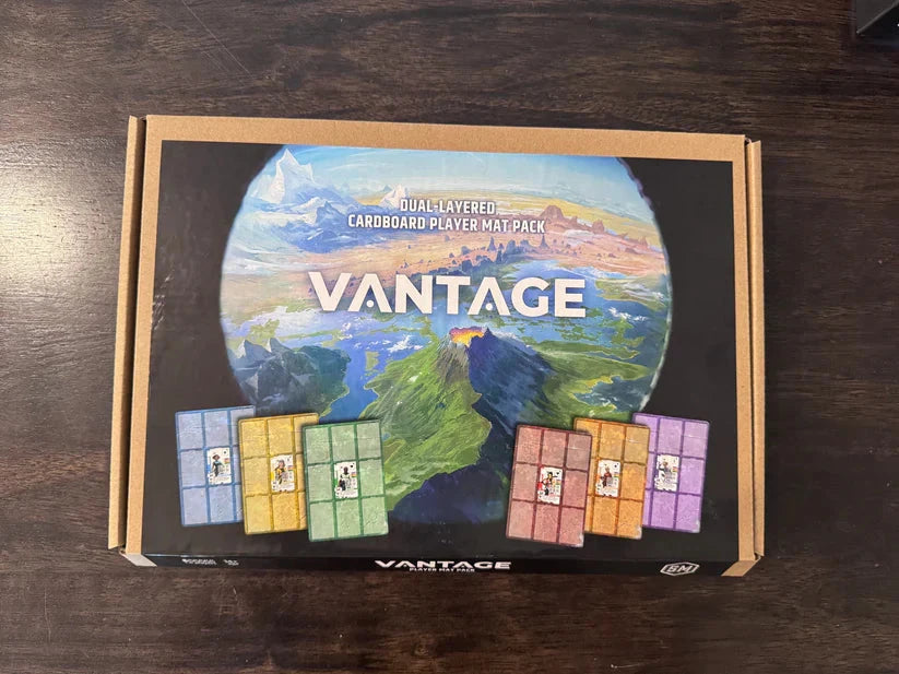 vantage: cardboard player mat pack Board Game Accessory Stonemaier Games  | Multizone: Comics And Games