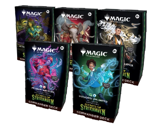 Secrets of Strixhaven Commander Decks (Pre-order 4/24/2026) Magic The Gathering Wizards of the Coast  | Multizone: Comics And Games
