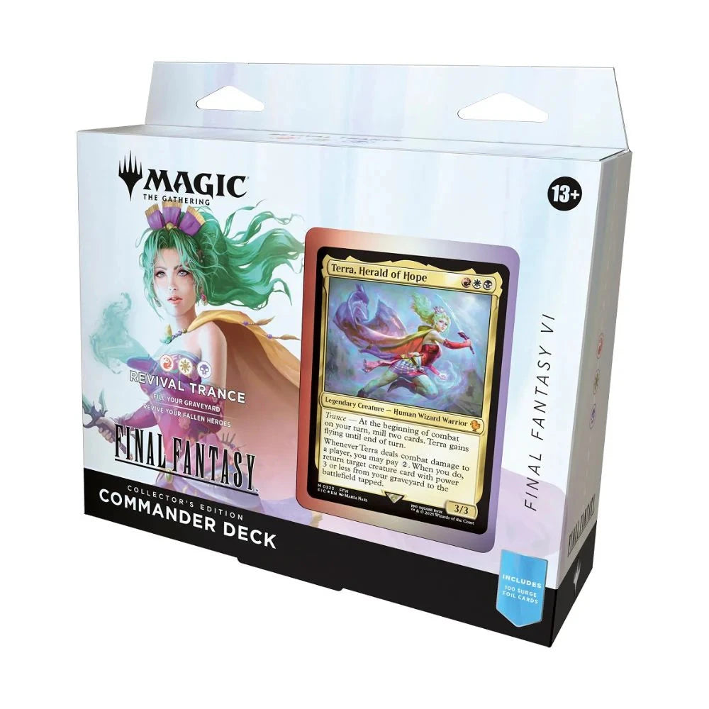 Magic The Gathering: Final Fantasy Commander 4-Deck Case Magic The Gathering: Final Fantasy Commander 4-Deck Case