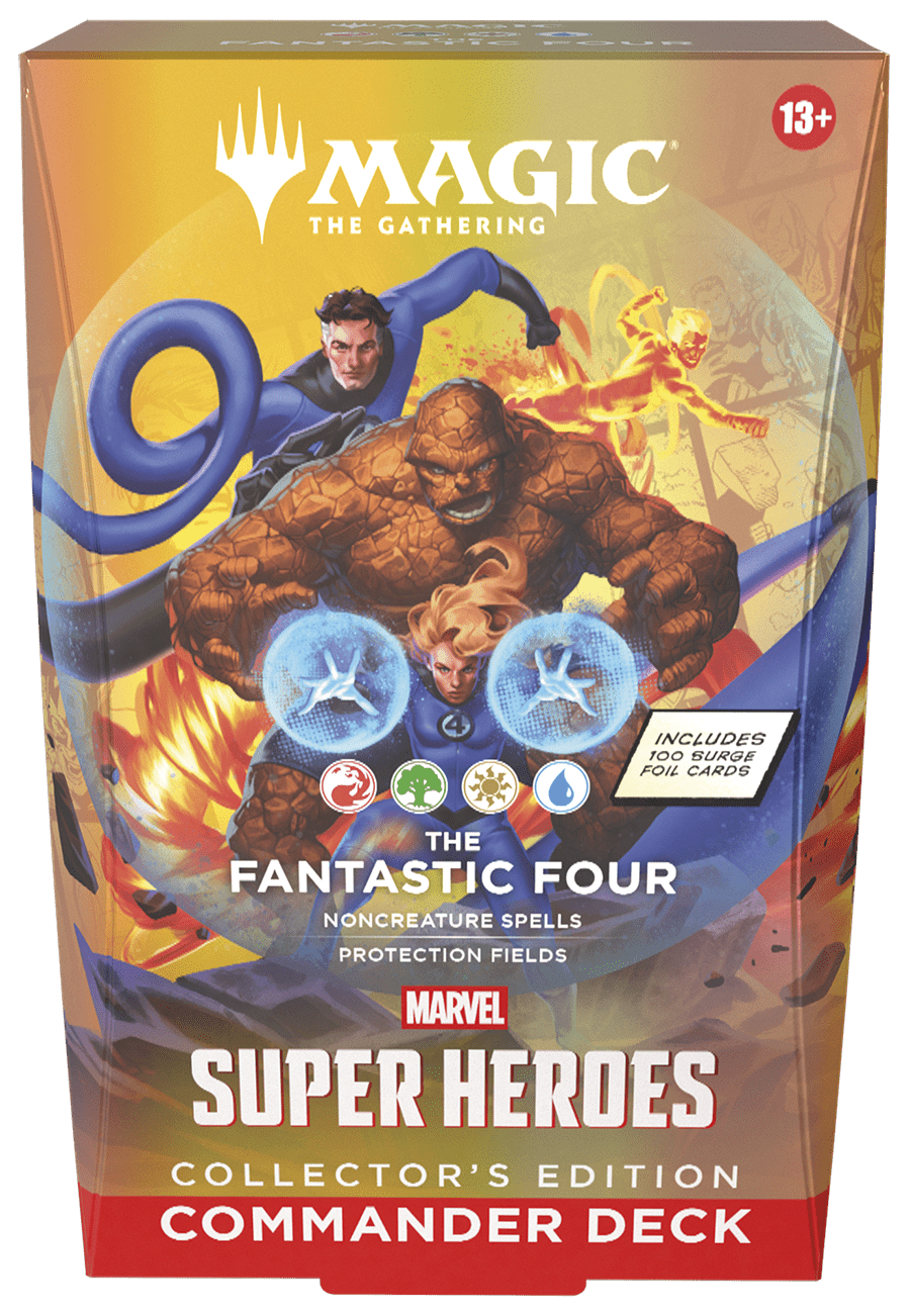Marvel Super Heroes Collector Commander Deck (Pre-order 26/06/2026) Magic The Gathering Wizards of the Coast Fantastic Four  | Multizone: Comics And Games