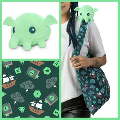 Teeturtle reversible plush bag Accessories|Accessoires Multizone: Comics And Games Cthulu Gamer  | Multizone: Comics And Games