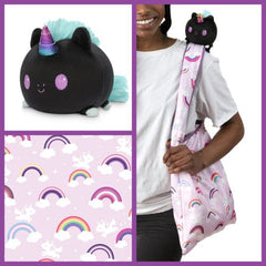 Teeturtle reversible plush bag Accessories|Accessoires Multizone: Comics And Games Unicorn pride  | Multizone: Comics And Games