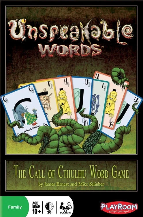 Unspeakable Words: A Call of Cthulhu Word Game card game Play Room Entertainment  | Multizone: Comics And Games