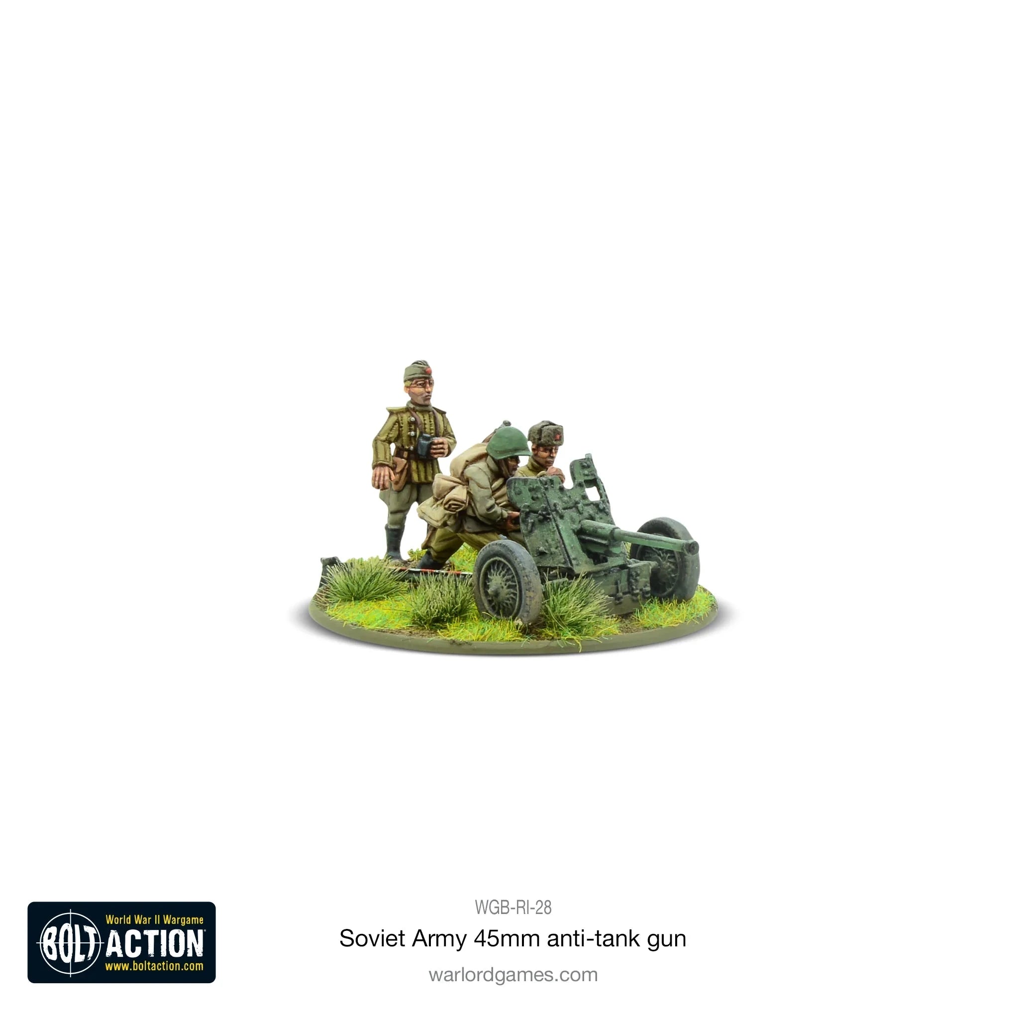Bolt Action: Soviet Army 45mm Anti Tank Gun Miniatures Warlord Games  | Multizone: Comics And Games