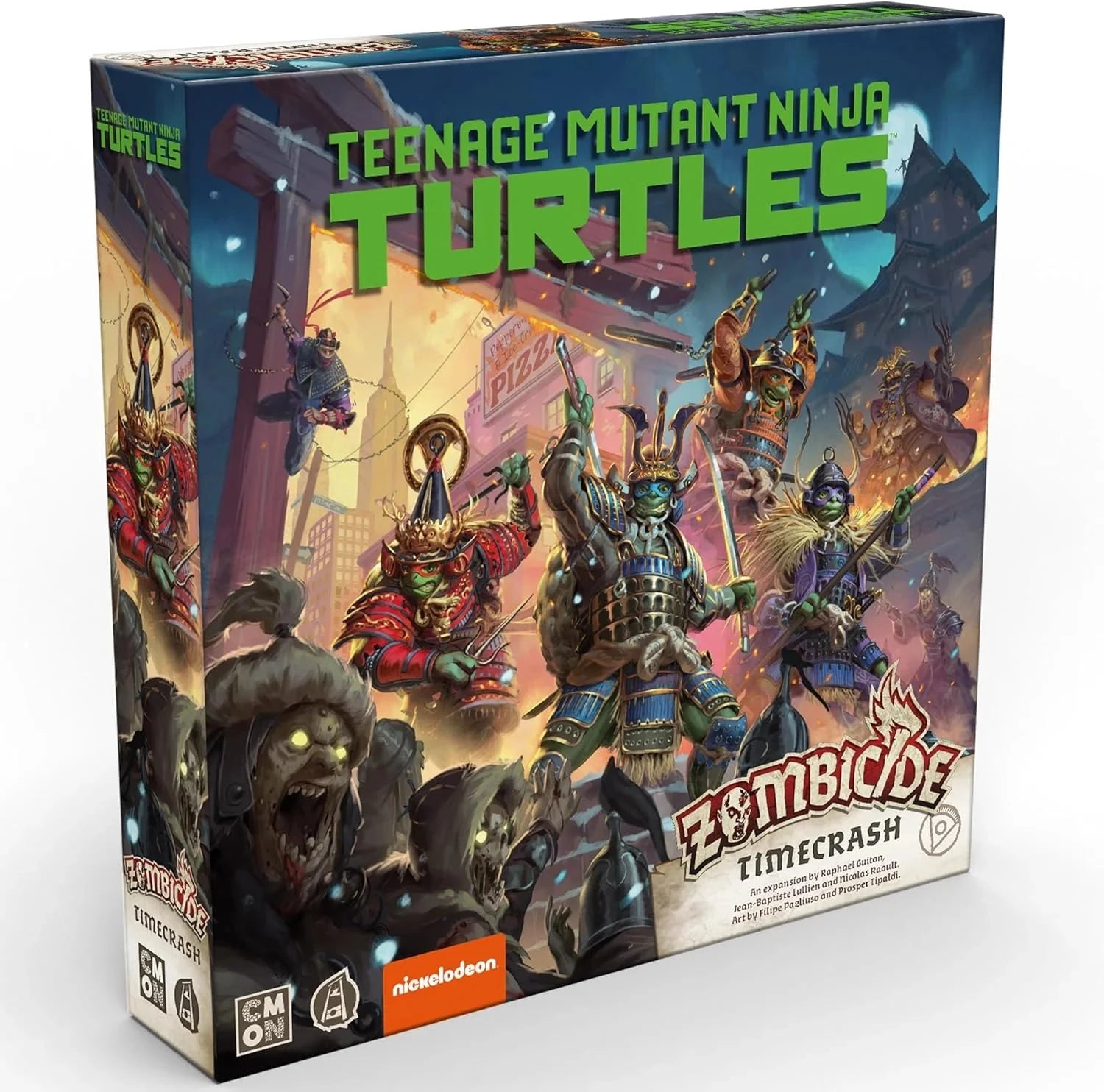 Zombicide: White Death: Teenage Mutant Ninja Turtles: Timecrash Miniatures CMON  | Multizone: Comics And Games