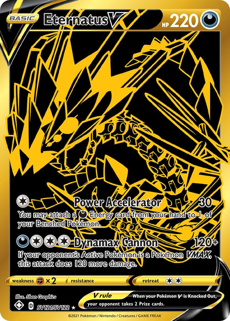Eternatus V (SV121/SV122) [Sword & Shield: Shining Fates] Pokemon Single Pokémon  | Multizone: Comics And Games