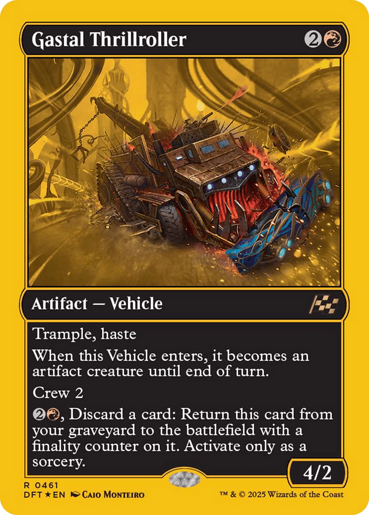 Gastal Thrillroller (First-Place Foil) [Aetherdrift] MTG Single Magic: The Gathering  | Multizone: Comics And Games