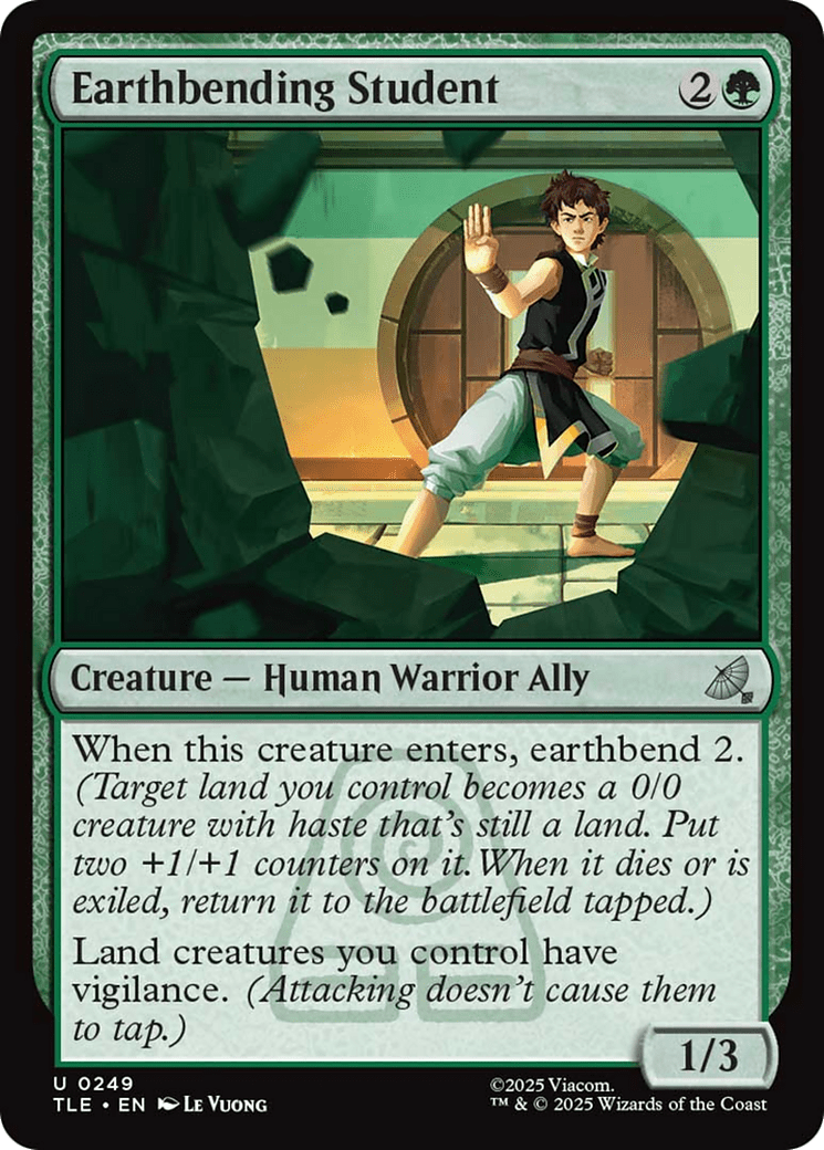 Earthbending Student [Avatar: The Last Airbender: Eternal-Legal] MTG Single Magic: The Gathering  | Multizone: Comics And Games