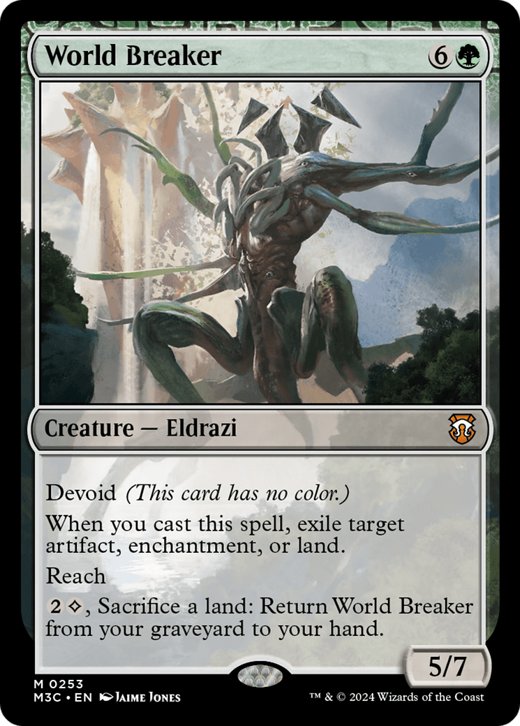 World Breaker (Ripple Foil) [Modern Horizons 3 Commander] MTG Single Magic: The Gathering  | Multizone: Comics And Games