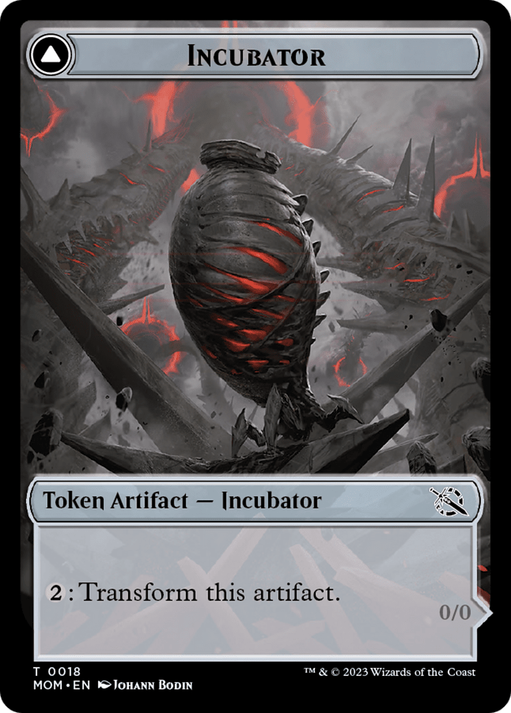 Incubator // Phyrexian (18) Double-Sided Token [March of the Machine Tokens] MTG Single Magic: The Gathering  | Multizone: Comics And Games