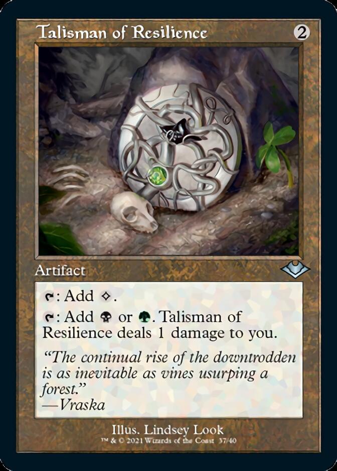 Talisman of Resilience (Retro Foil Etched) [Modern Horizons] | Multizone: Comics And Games